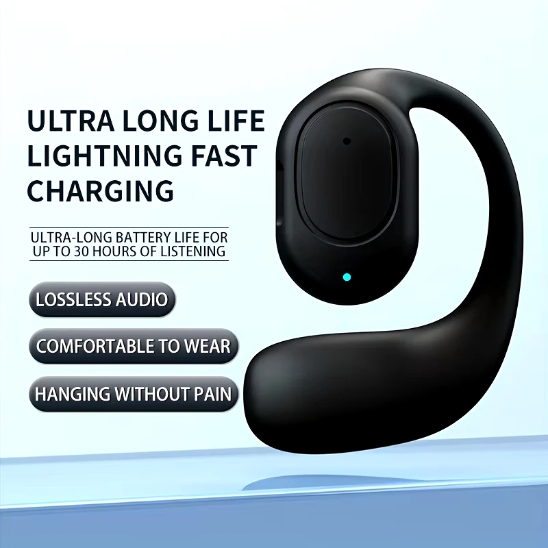 Wireless Headphones Bluetooth Headset With Microphone Bone Conduction Handsfree Noise Canceling Earphones For Driving Audifonos - Image 3