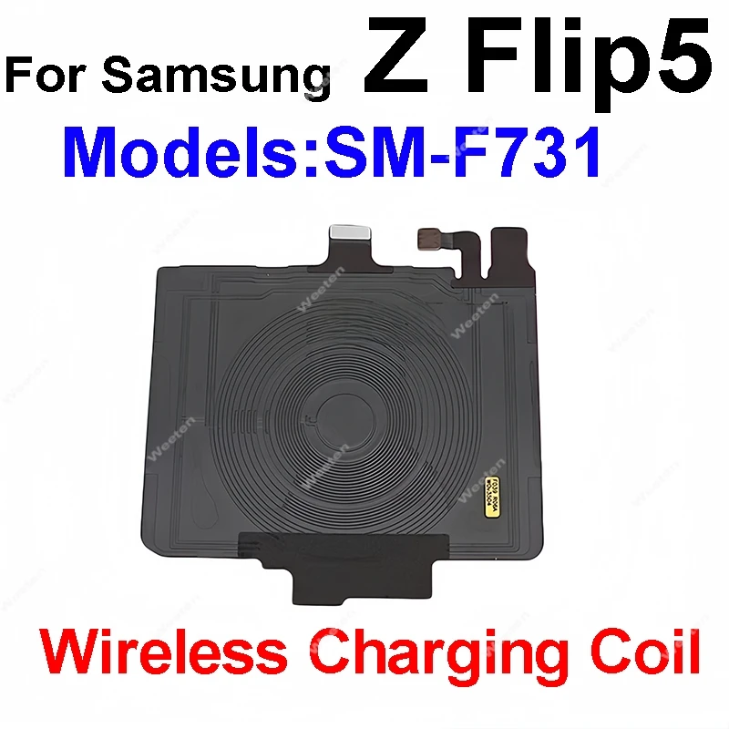 NFC Wireless Charging For Samgsung Z Flip1 2 3 4 5 Z Fold 1 2 3 4 Wireless Charge Induction Coil Module With NFC Repair Parts - Image 8