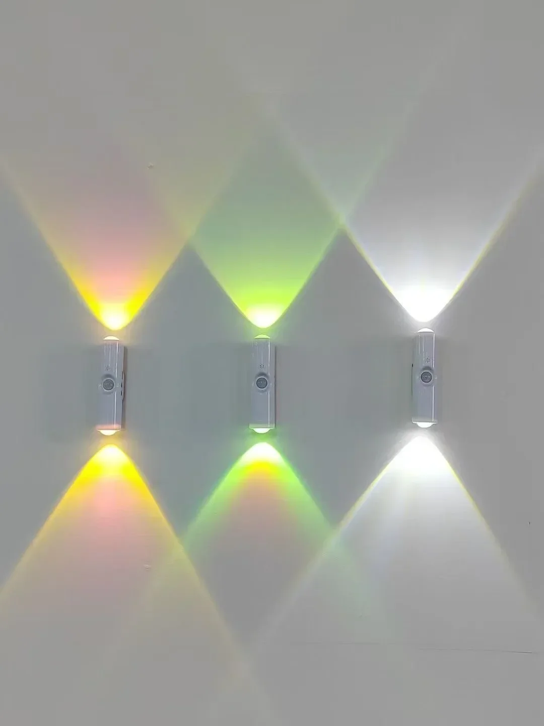 Motion sensor night light 7-color led toilet night light bedroom living room corridor double-headed wireless wall lamp magnetic - Image 13