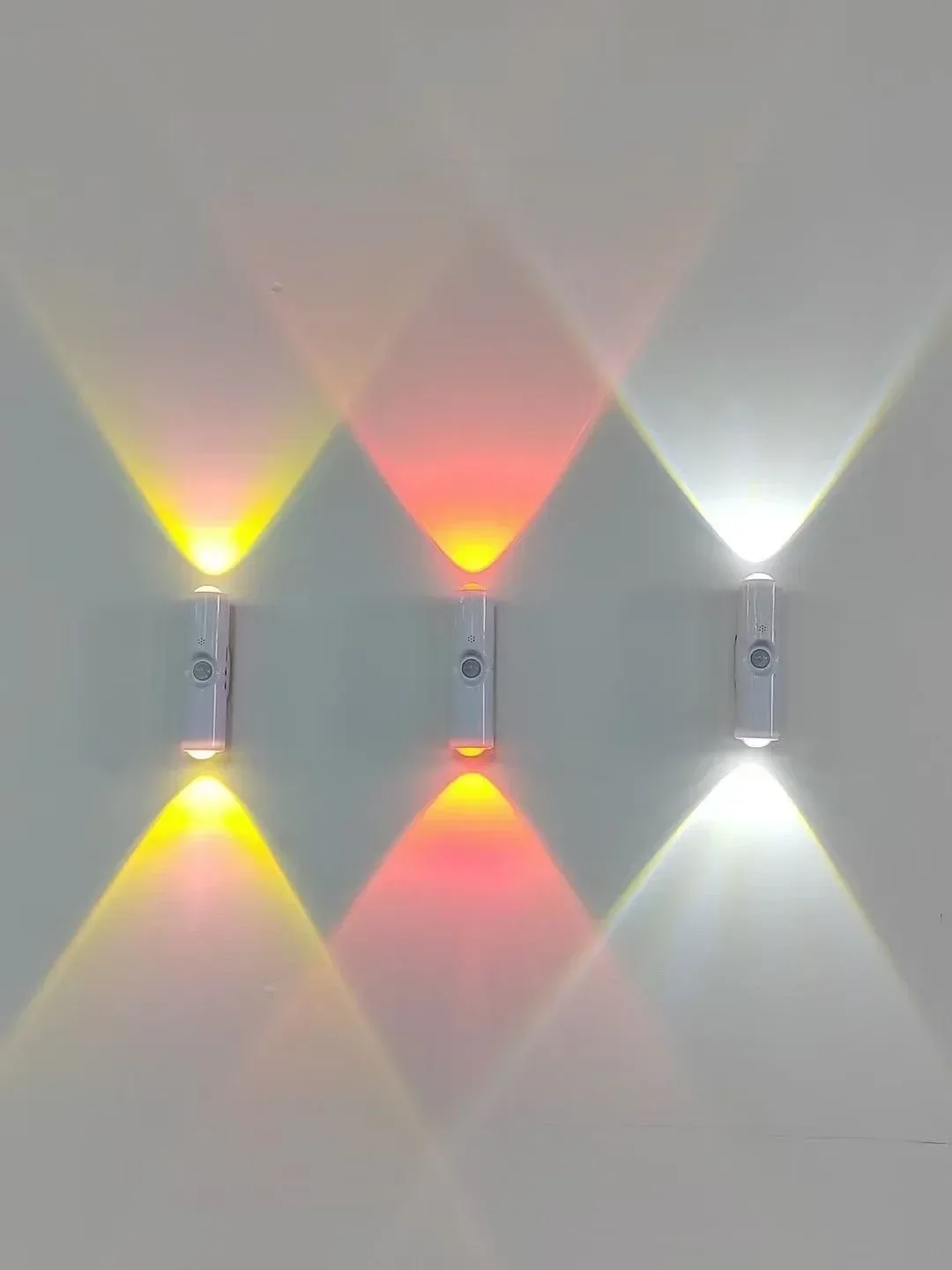 Motion sensor night light 7-color led toilet night light bedroom living room corridor double-headed wireless wall lamp magnetic - Image 17