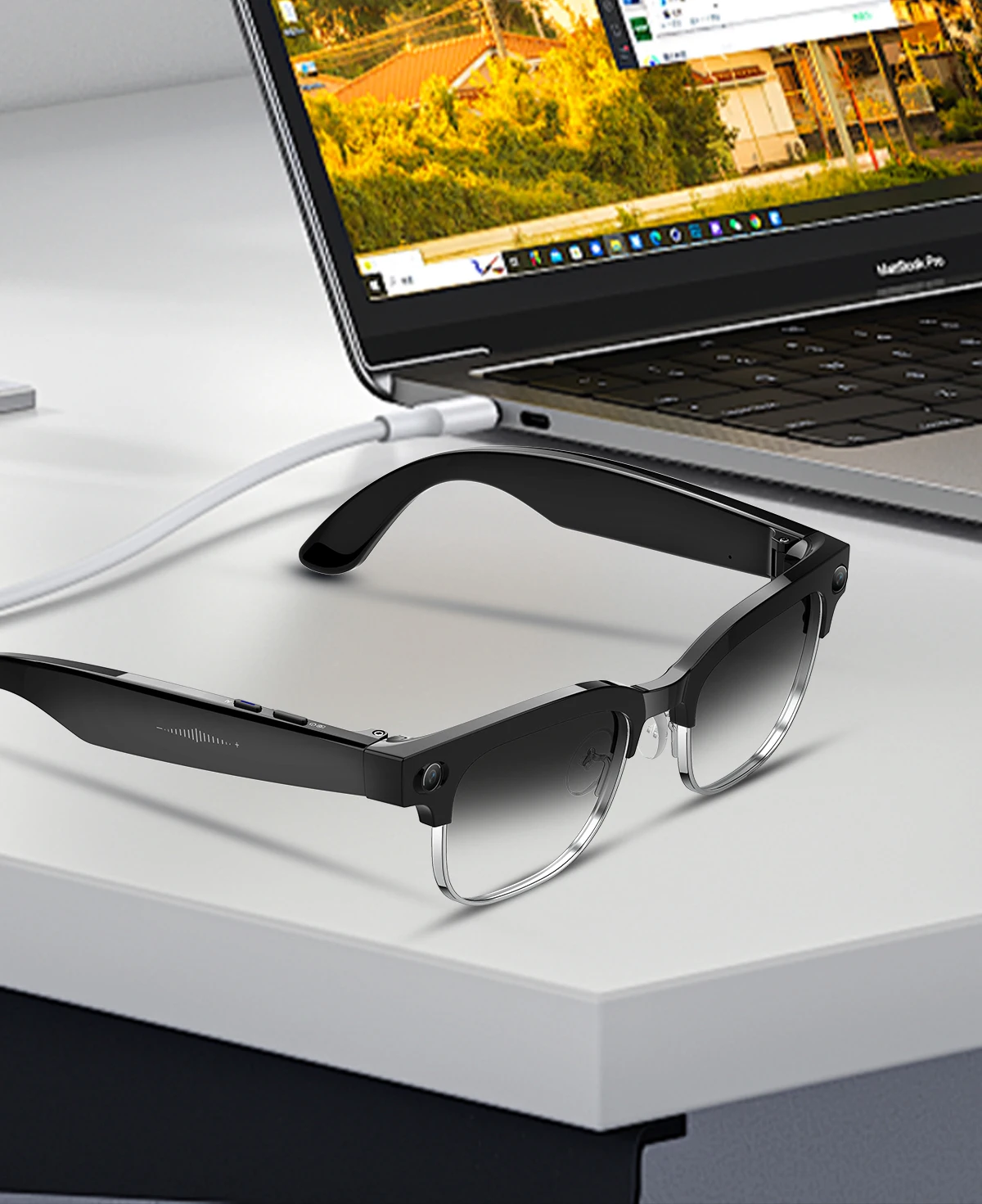 AI Smart Translation Glasses W630 Recognition 8MP HD Camera Video Audio Recording Outdoor Sunglasses BT Calling Wearable Headset - Image 32