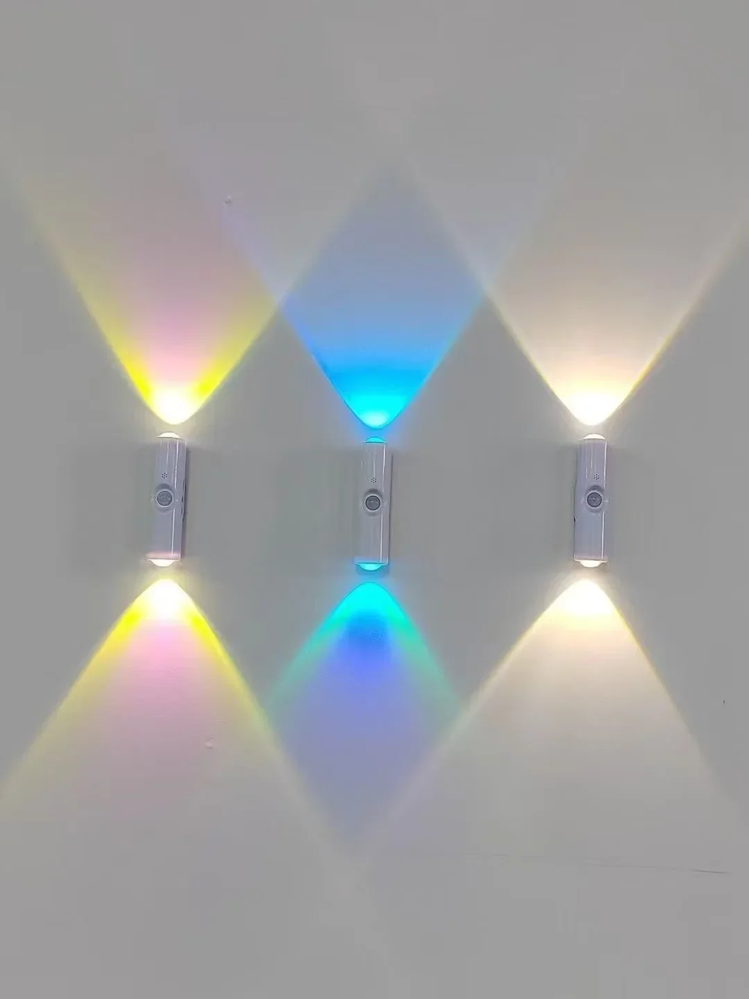 Motion sensor night light 7-color led toilet night light bedroom living room corridor double-headed wireless wall lamp magnetic - Image 16
