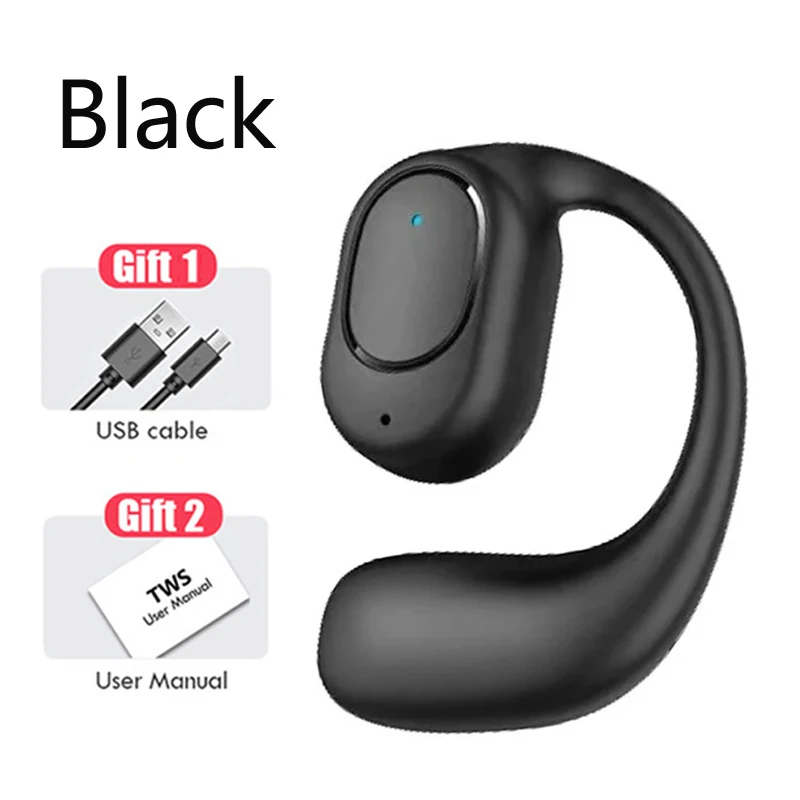 Wireless Headphones Bluetooth Headset With Microphone Bone Conduction Handsfree Noise Canceling Earphones For Driving Audifonos - Image 7