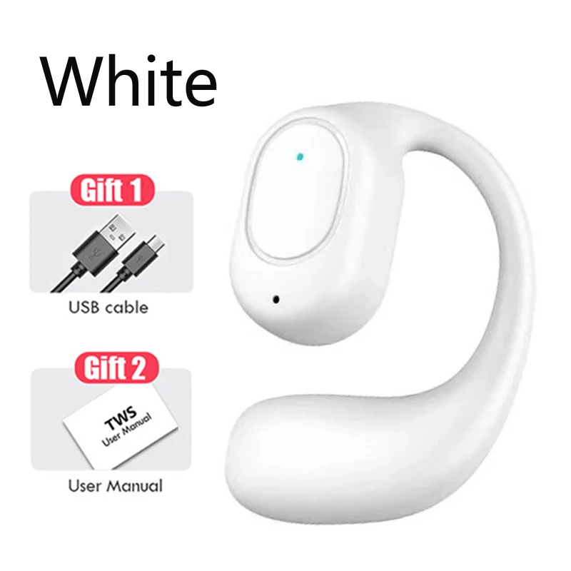 Wireless Headphones Bluetooth Headset With Microphone Bone Conduction Handsfree Noise Canceling Earphones For Driving Audifonos - Image 8