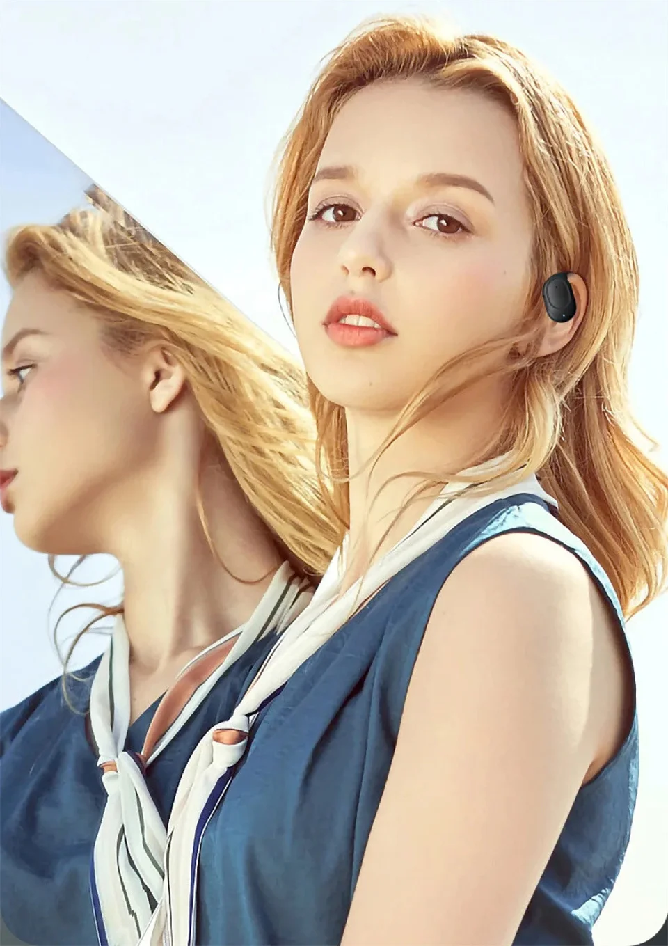 Wireless Headphones Bluetooth Headset With Microphone Bone Conduction Handsfree Noise Canceling Earphones For Driving Audifonos - Image 19