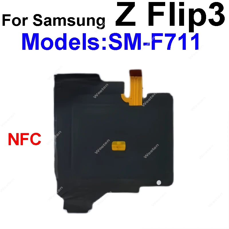 NFC Wireless Charging For Samgsung Z Flip1 2 3 4 5 Z Fold 1 2 3 4 Wireless Charge Induction Coil Module With NFC Repair Parts - Image 2