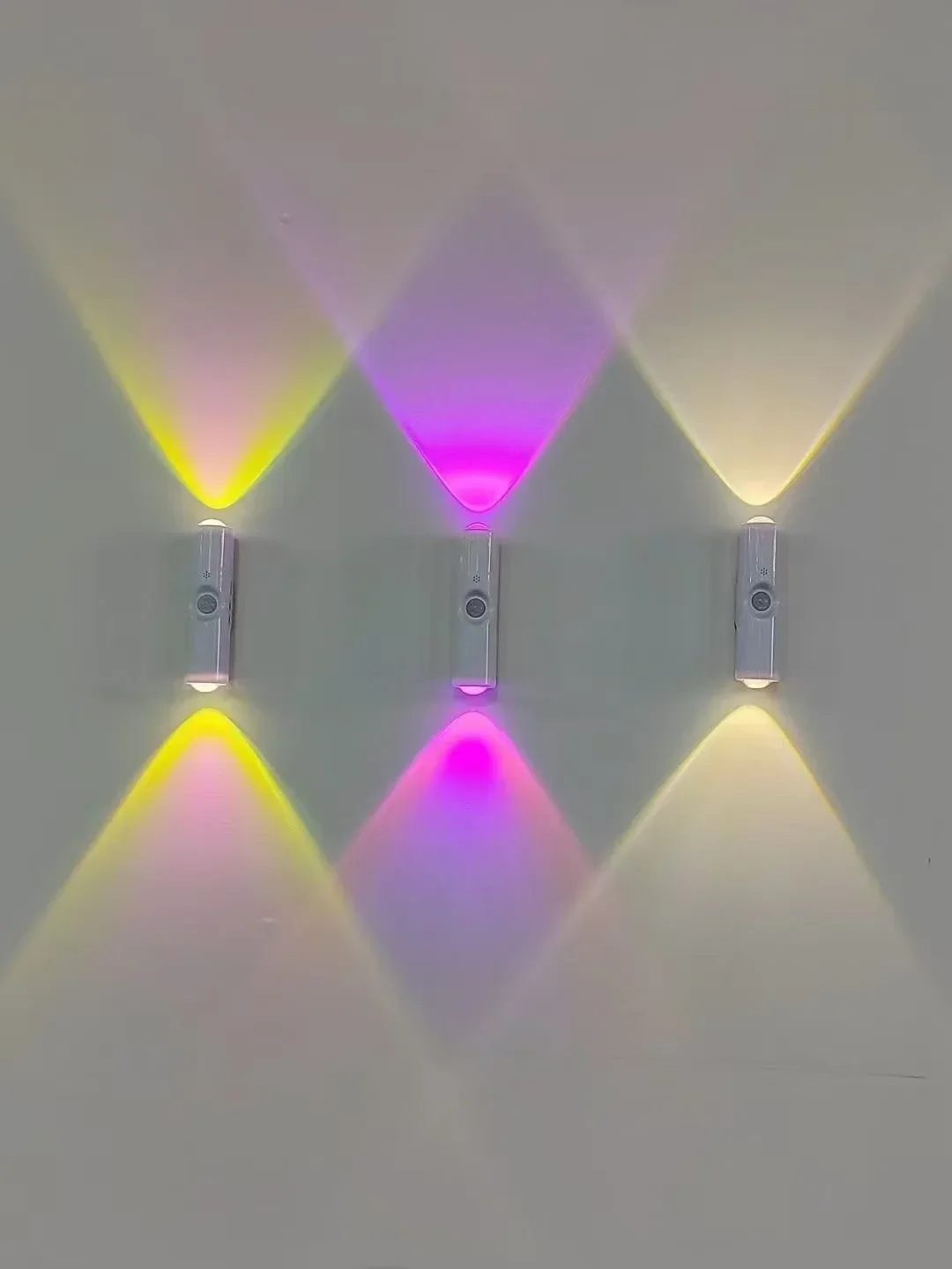 Motion sensor night light 7-color led toilet night light bedroom living room corridor double-headed wireless wall lamp magnetic - Image 14