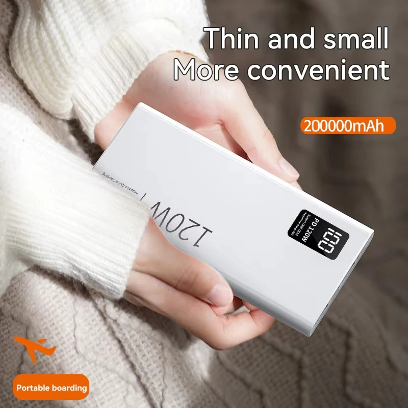 Lenovo CCC Certification 50000mAh Power Bank 120W Fast Charging High Capacity Power Bank Portable External Battery For Iphone - Image 6