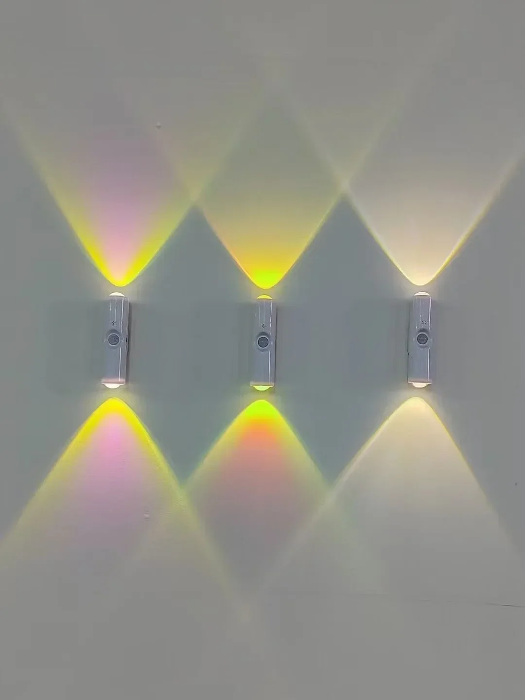 Motion sensor night light 7-color led toilet night light bedroom living room corridor double-headed wireless wall lamp magnetic - Image 15